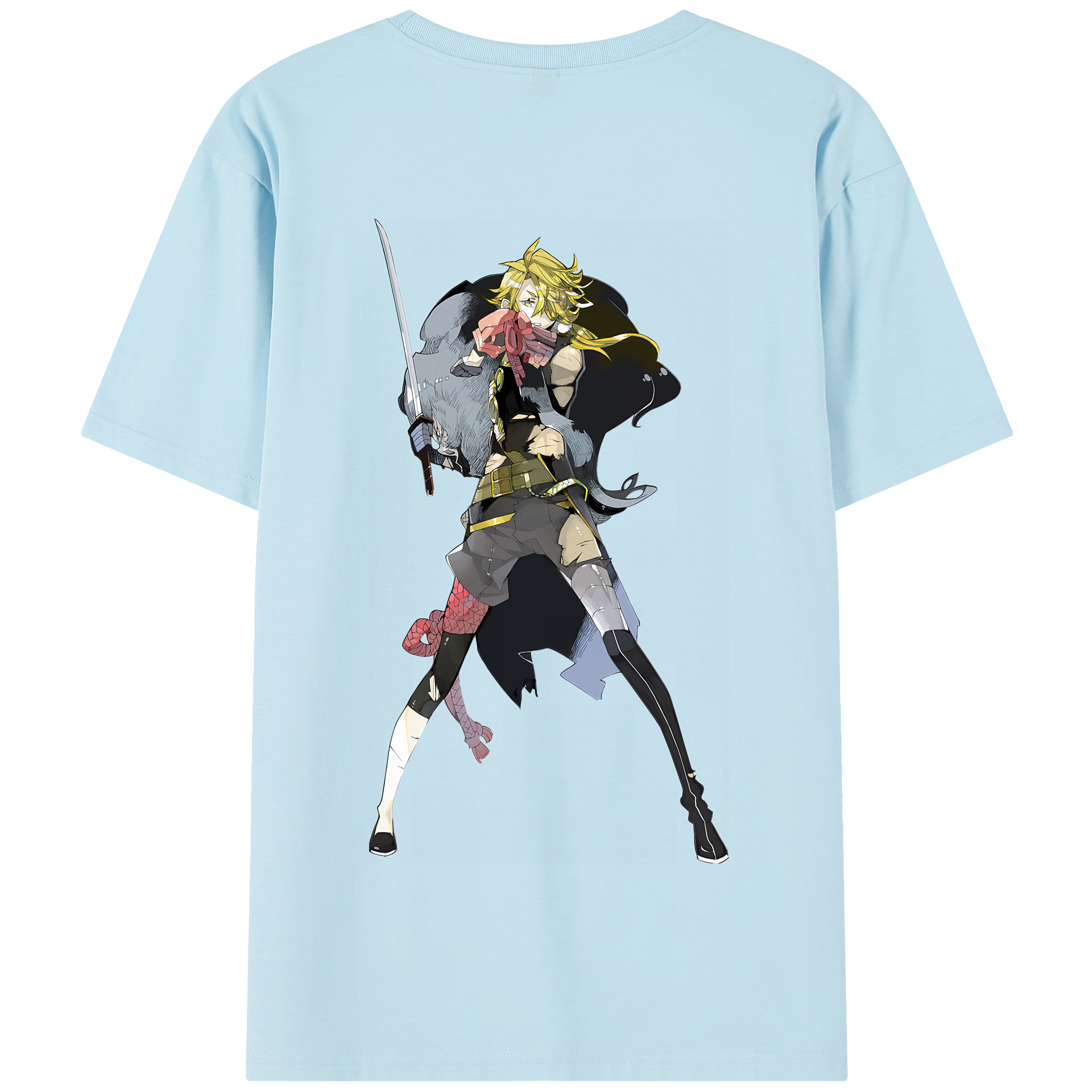 （画像用） 刀剣乱舞 Touken Ranbu 綿100％半袖Tシャツ（背面プリント）